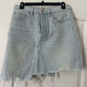 We The Free Denim Mini Skirt
